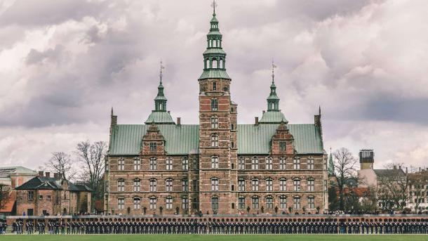 Rosenborg Castle in King's Garden in central Copenhagen