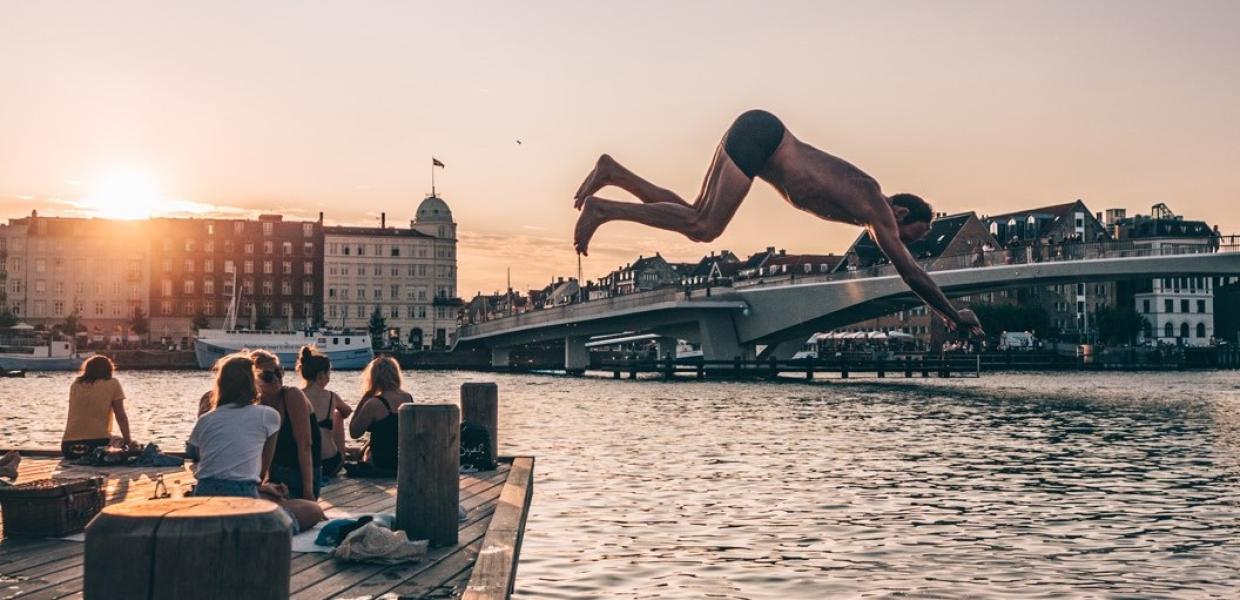 Dive into the harbour