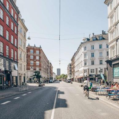 Istedgade is the main street in Copenhagen's Vesterbro area